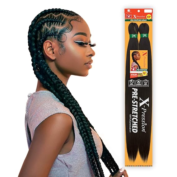 X-Pression 3x Prestretched Braid 72"