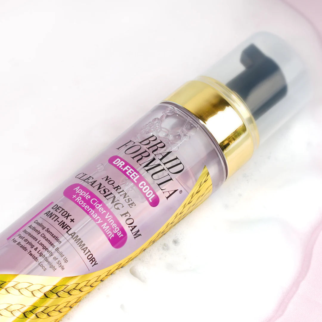 BRAID FORMULA NO-RINSE CLEANSING FOAM - 8.5 oz / 250ml