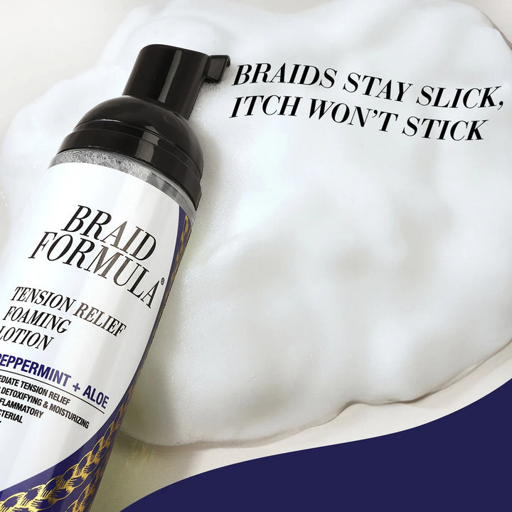 Braid Formula - Tension Relief Foaming Lotion 8.5 oz / 250ml
