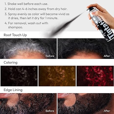 Kiss Tintation Temporary Hair Color Spray 2.82oz