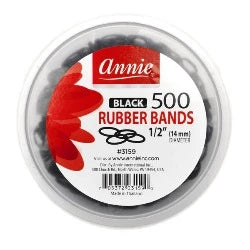 Rubber Bands Black 500pc