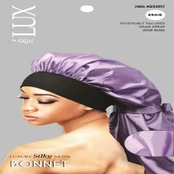 Lux Hair Bonnet regular Size Luxury Satin Lined Adjustable 