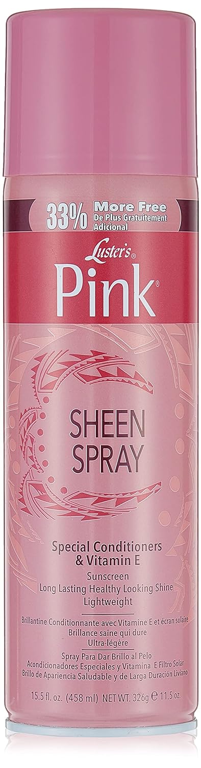 Luster’s Pink Shea Butter Coconut Oil Silkening Sheen Spray