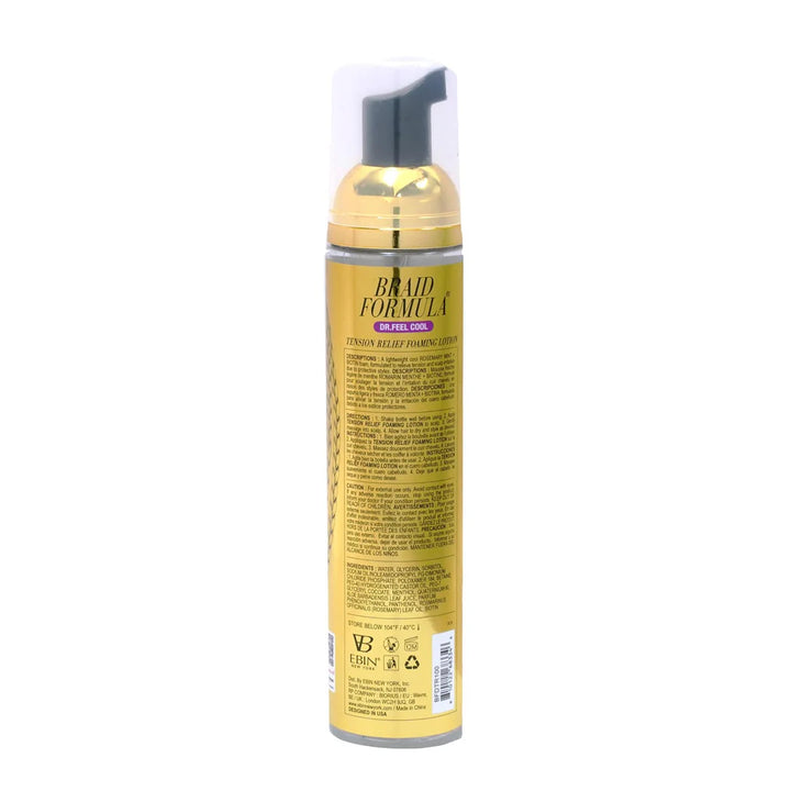 Dr. Feel Cool Tension Relief Foaming Lotion - Rosemary Mint + Biotin 100ml
