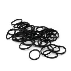 Annie 300pc Rubber Bands Black Medium