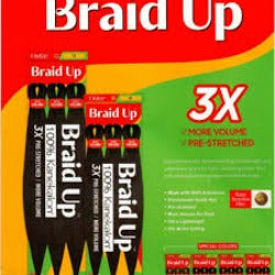 Outre Braid Up -3X Pre stretched Braid 58" - BBII Barber & Beauty Supply